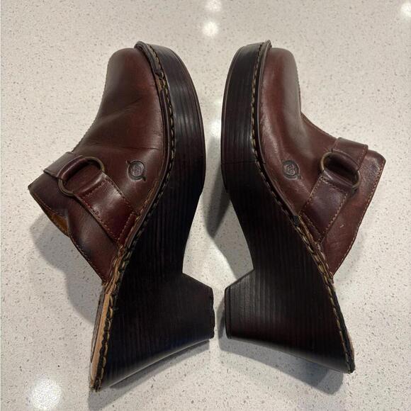Born Dark Brown Mules, size 9 - Picture 3 of 8